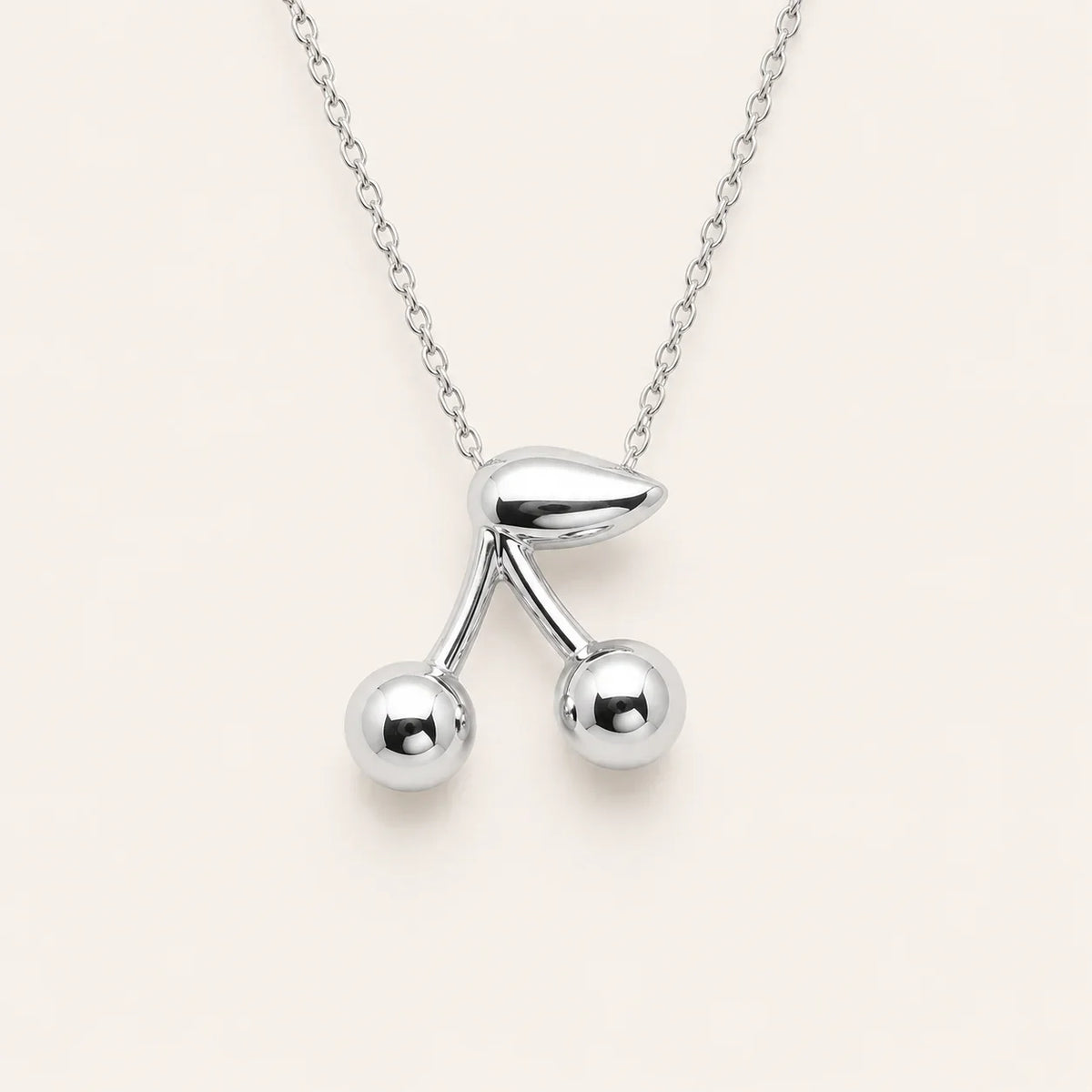 Elara Cherry Charm Necklace