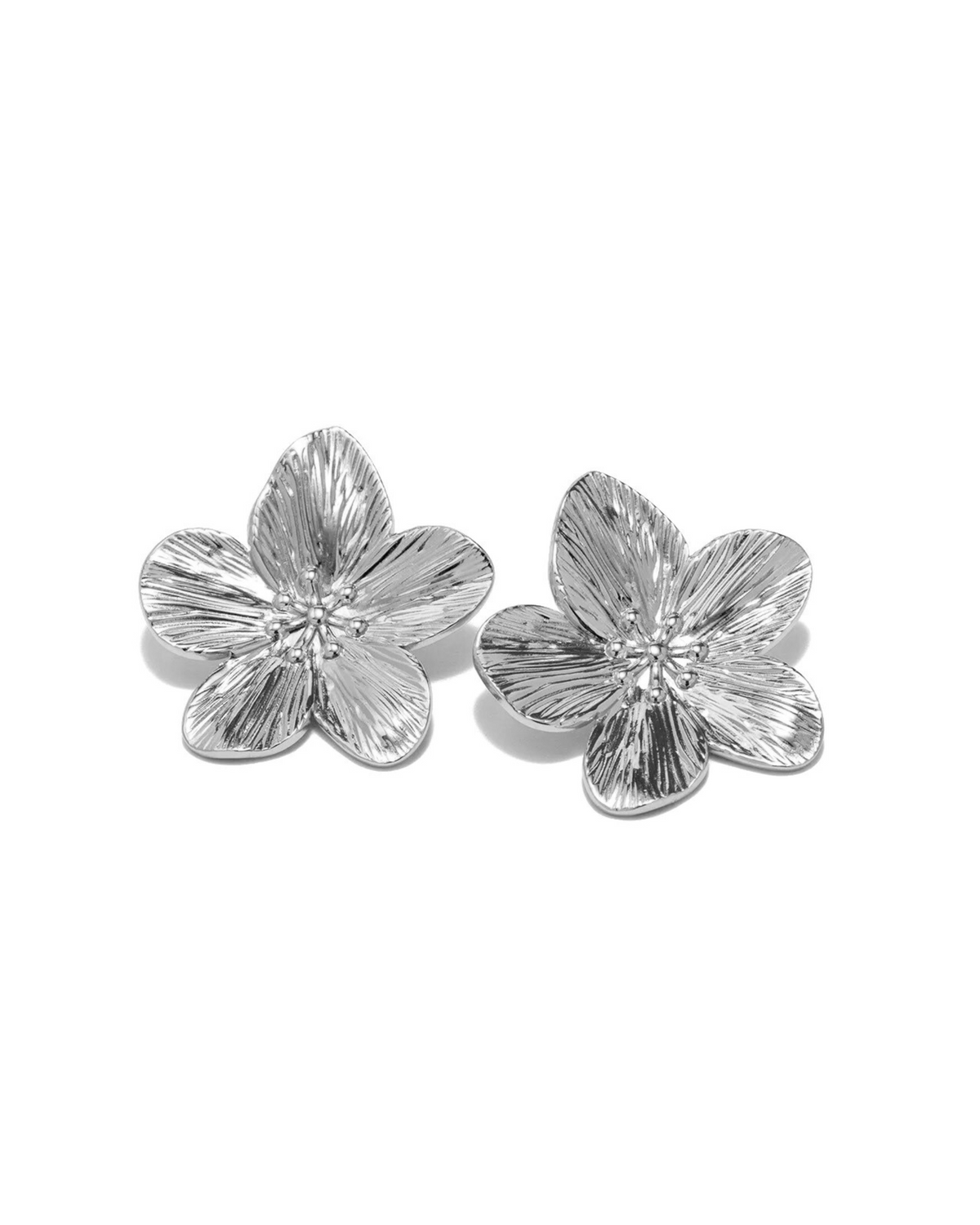 Jasmine Earrings Silver